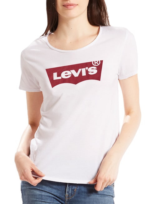 Levis Batwing Logo Printed Tee, White product photo