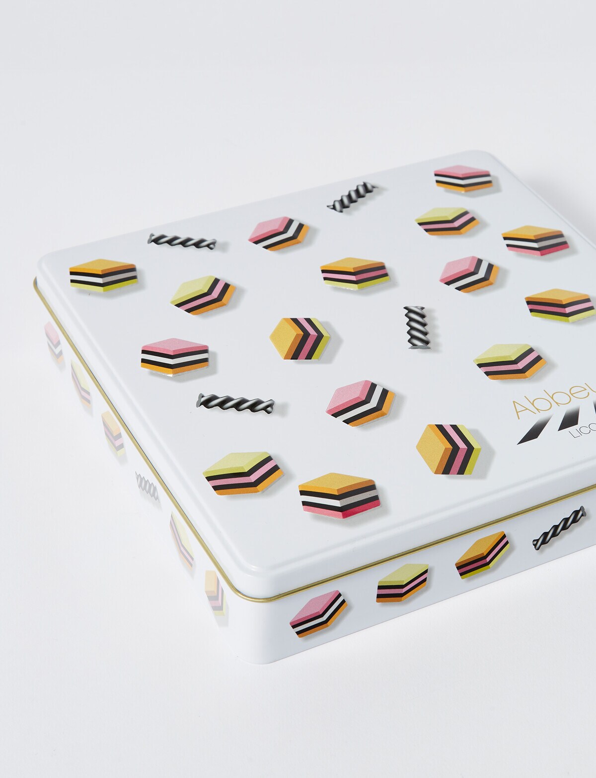 Abbey Road Licorice Allsorts Square Tin, 600g Food