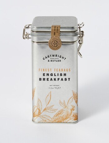 Cartwright & Butler English Breakfast Tea Bags Tin, 90g product photo