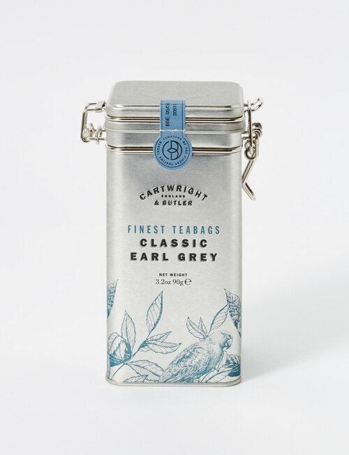 Cartwright & Butler Classic Earl Grey Tea Bags Tin, 90g product photo
