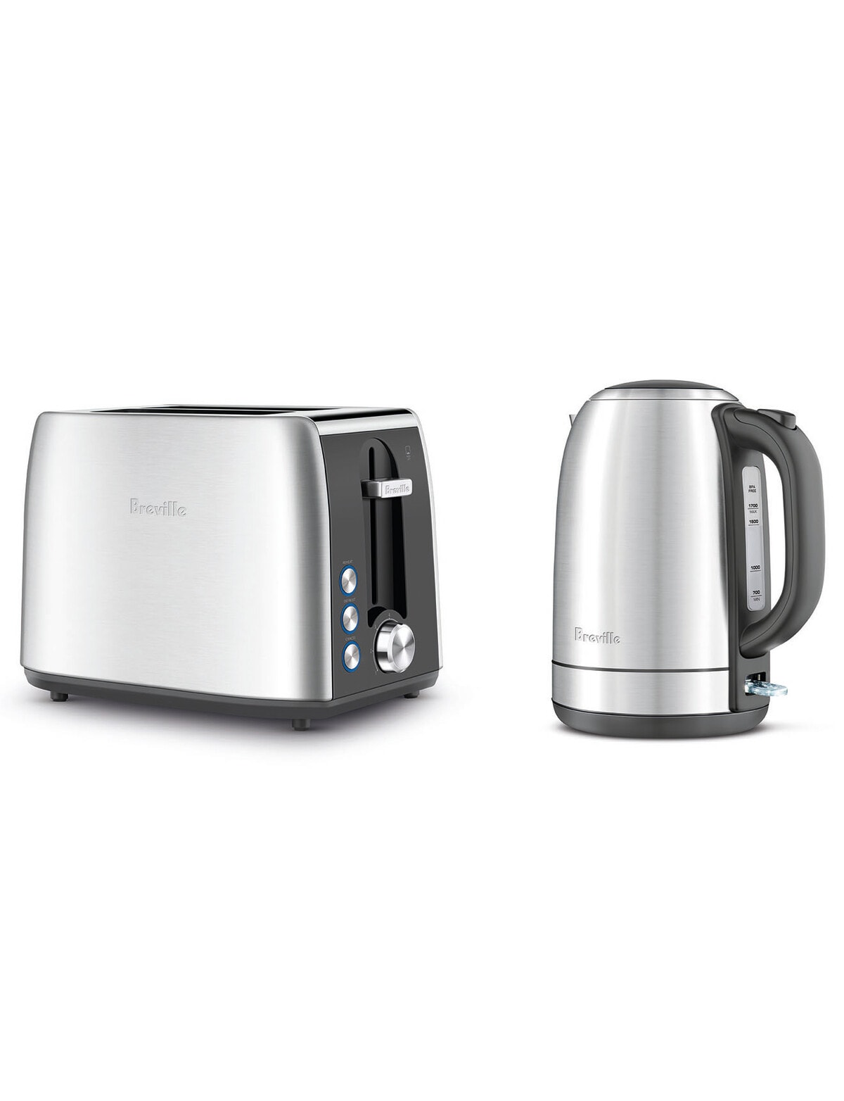 Breville Kettle and Toaster Set, LKT640BSS Toasters