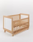 Grotime Scandi 4 in 1 Cot, Honey Elm & White product photo View 02 S