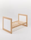Grotime Scandi 4 in 1 Cot, Honey Elm & White product photo View 04 S