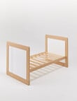 Grotime Scandi 4 in 1 Cot, Honey Elm & White product photo View 05 S