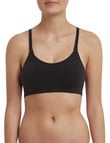 Bonds Bumps Maternity Seam-Free Crop Top, Black, S-XL product photo