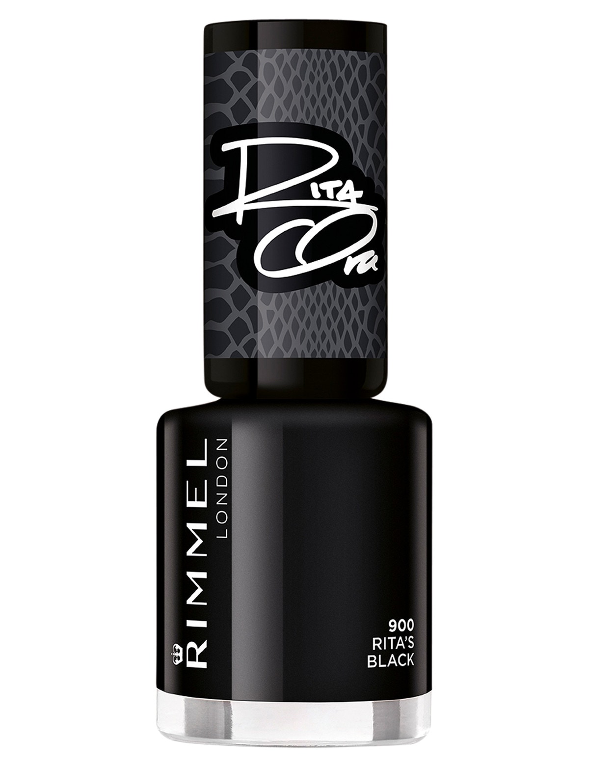 Rimmel 60 Seconds Super Shine Nail Polish - 900 - Rita's Black - Nail Polish