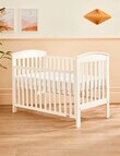 Babyhood Classic Curve Cot, White product photo View 02 S