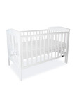 Babyhood Classic Curve Cot, White product photo View 03 S
