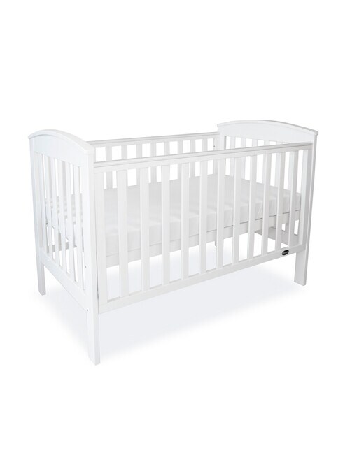 Babyhood Classic Curve Cot, White product photo View 03 L