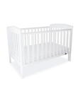 Babyhood Classic Curve Cot, White product photo View 04 S