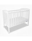 Babyhood Classic Curve Cot, White product photo View 04 S