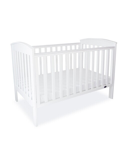 Babyhood Classic Curve Cot, White product photo View 04 L