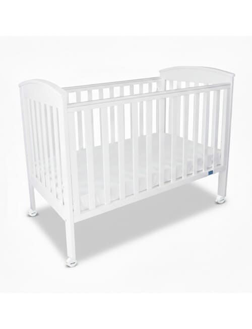 Babyhood Classic Curve Cot, White product photo View 04 L