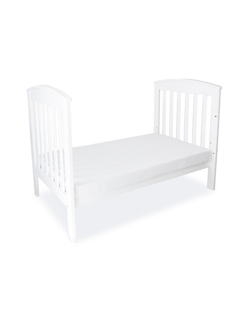 Babyhood Classic Curve Cot, White product photo View 06 L