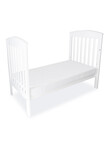 Babyhood Classic Curve Cot, White product photo View 07 S
