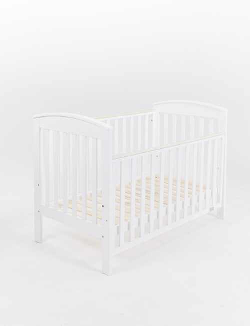 Babyhood Classic Curve Cot, White product photo View 07 L