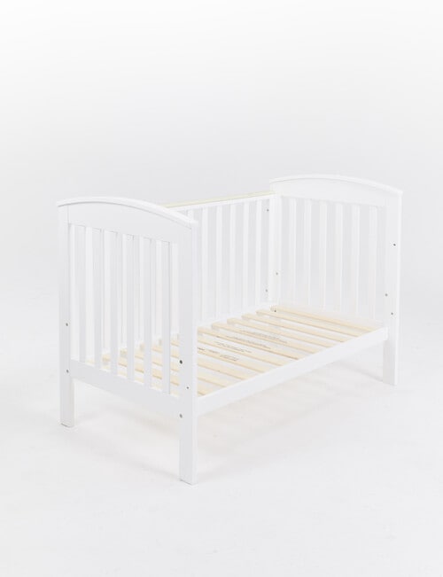 Babyhood Classic Curve Cot, White product photo View 08 L
