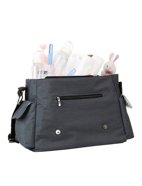 Ryco Vogue Ash Messenger Nappy Bag product photo View 02 L