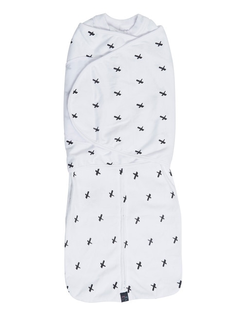 Mum 2 Mum Dream Swaddle, Large, Black Cross product photo