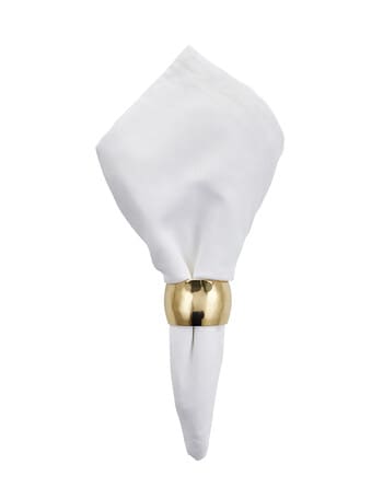 Momento Napkin Ring Beaten, Gold product photo