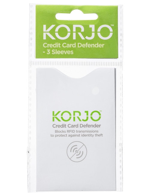 Korjo RFID Credit Card Defender, 3-pack product photo