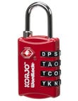 Korjo Wordlock Luggage Lock, Assorted product photo View 02 S
