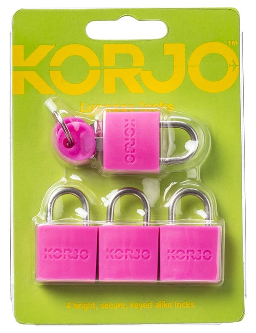 Korjo Colourful Locks, 4-pack, Assorted product photo