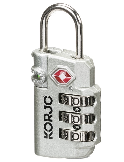 Korjo TSA Compliant Lock with Indicator, Assorted product photo View 02 L