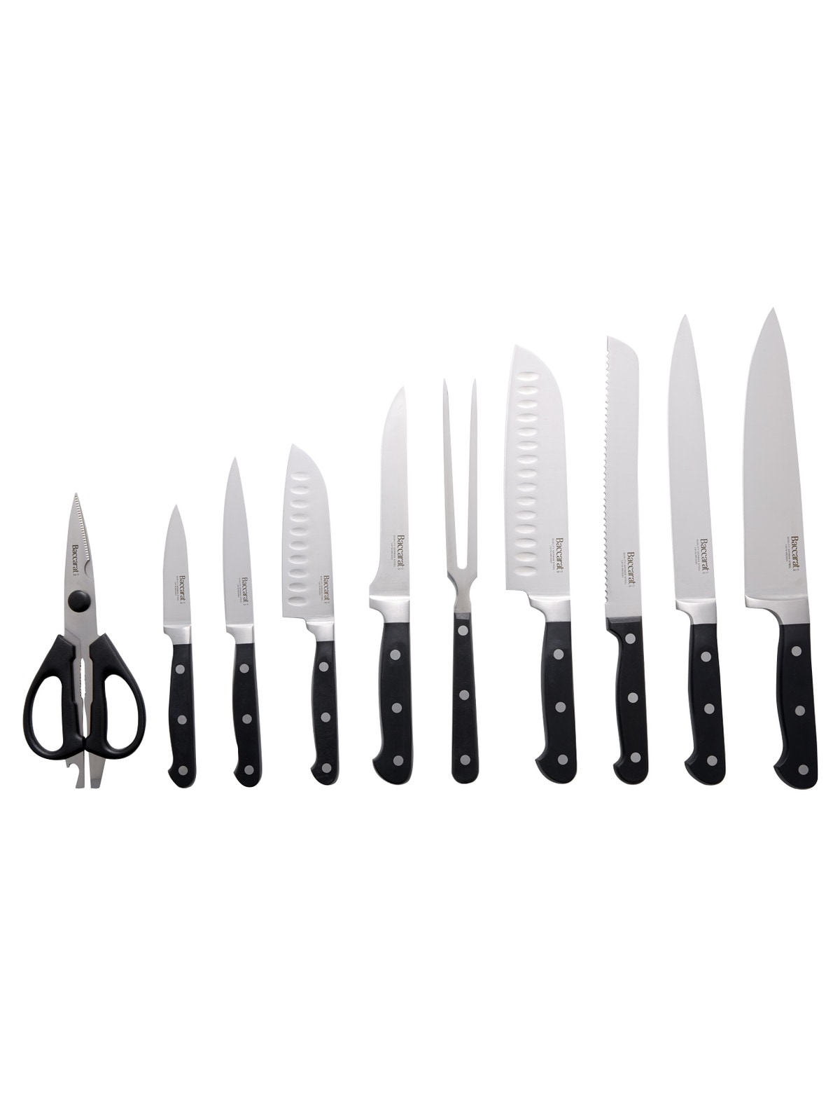 Baccarat Sabre 20Piece Knife Block Utensils & Knives