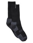 Bonds Tough Work Sock, Black/Grey, 2-Pack product photo View 02 S