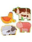 Puzzles Petite Collage Farm Babies Beginner Puzzle product photo View 02 S