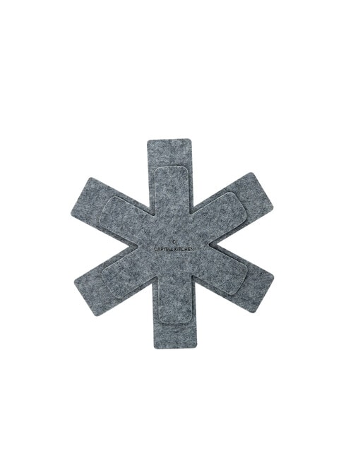 Capital Kitchen Pot Protectors, Grey, Set of 4 product photo