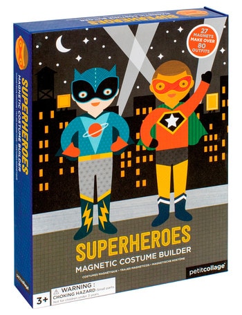 Puzzles Petite Collage Superheroes Magnetic Dress-Up product photo