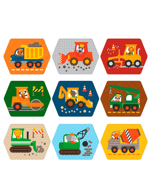 Puzzles Petite Collage Construction Memory Game product photo View 02 L