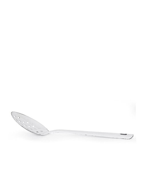 Falcon Enamelware Perforated Spoon, 30cm product photo