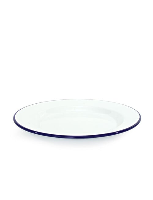 Falcon Enamelware Rim Dinner Plate, 26cm product photo
