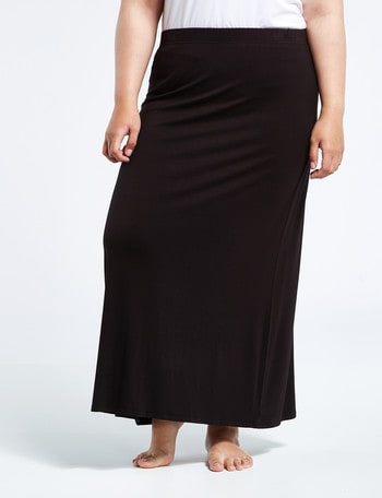 Bodycode Curve Bodycode Curve A Line Skirt, Black product photo