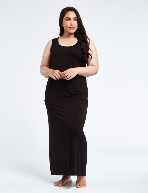 Bodycode Curve Bodycode Curve A Line Skirt, Black product photo View 03 L