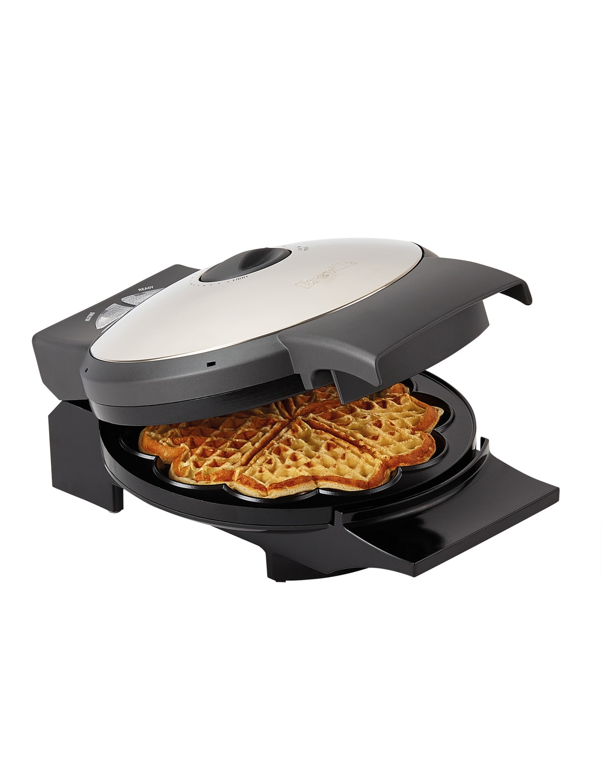 Breville Crisp Control Waffle Maker, BWM250BSS Cooking