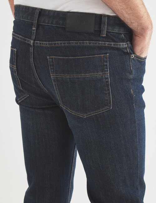 Chisel Stretch Regular Straight Leg Jean, Indigo - Jeans