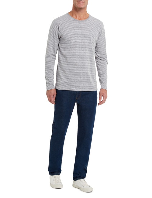 B90's Stretch Slim Leg Regular Length Jean, Dark Denim product photo View 03 L