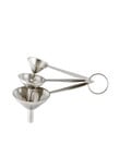 Capital Kitchen Stainless Steel Funnels, Set of 3 product photo