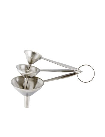 Capital Kitchen Stainless Steel Funnels, Set of 3 product photo