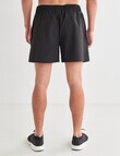 Gym Equipment Stretch Side Panel Short, Black product photo View 02 S