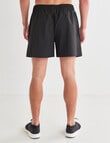 Gym Equipment Stretch Side Panel Short, Black product photo View 02 S