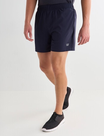 Gym Equipment Stretch Side Panel Short, Navy product photo