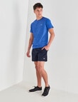 Gym Equipment Stretch Side Panel Short, Navy product photo View 03 S