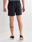 Gym Equipment Stretch Side Panel Short, Black product photo View 02 S