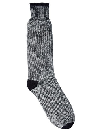 Outdoor Collection Merino Wool Blend Terry Boot Sock, Navy product photo