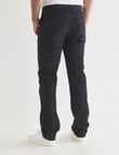 Chisel Coated Straight Leg Jean, Indigo product photo View 02 S